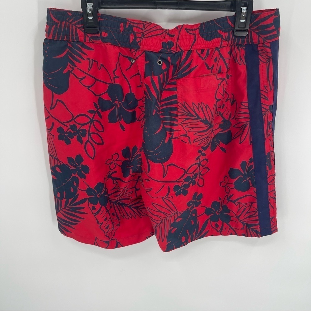 Polo Ralph Lauren Swim Trunks Mens Size XL Shorts Red Blue Floral 6.5 Inseam - Picture 6 of 9